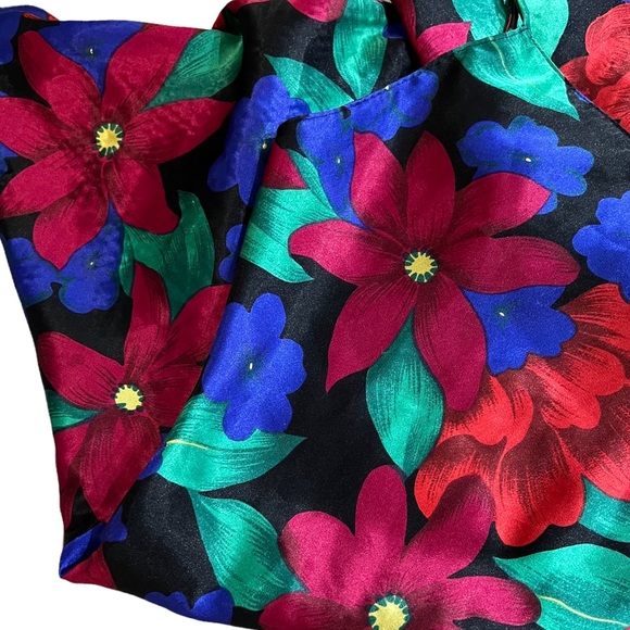 Floral Satin/Silk Tank Dress - Picture 13 of 13